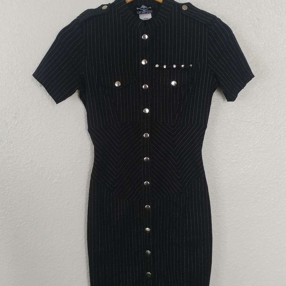 Vintage Lip Service Gansta Pranksta Dress